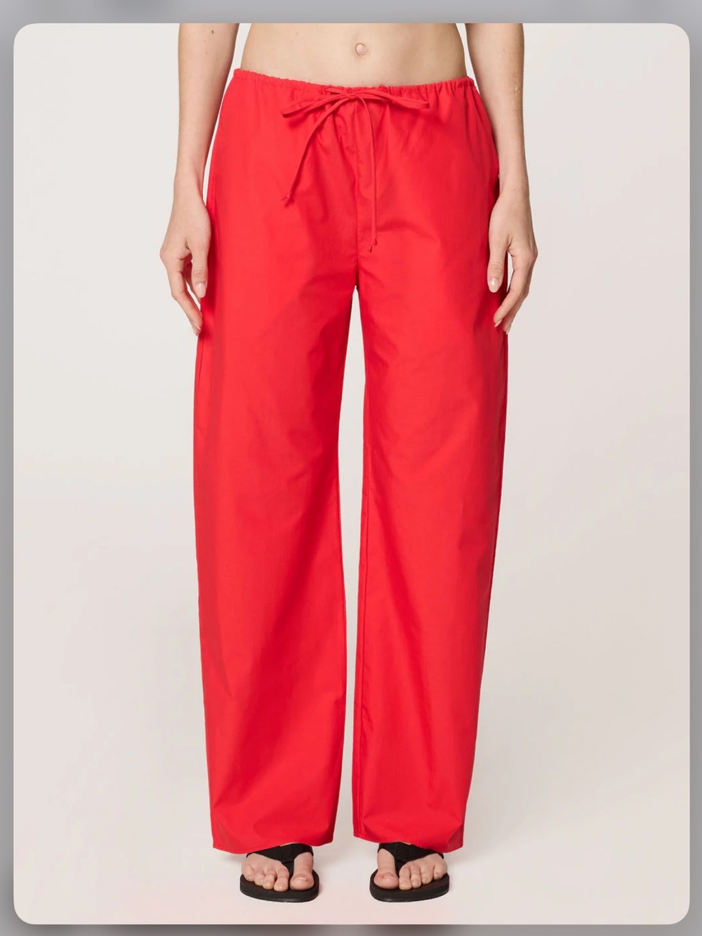 Clyque Kira pant red small nwt